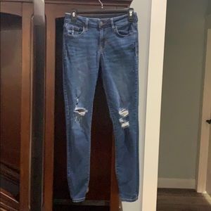 Old navy rock star skinny jeans.